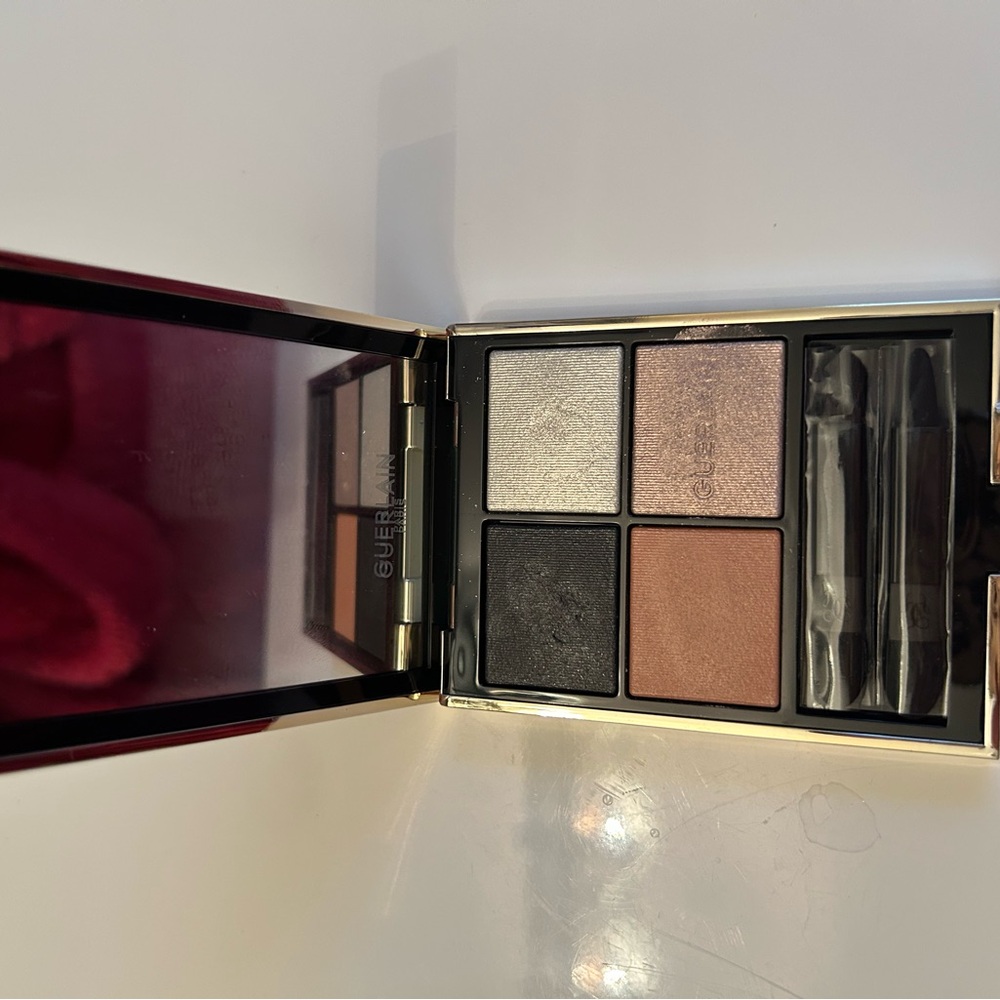 Guerlain Eyeshadow Palette - Silver, Black, Tan, Cream